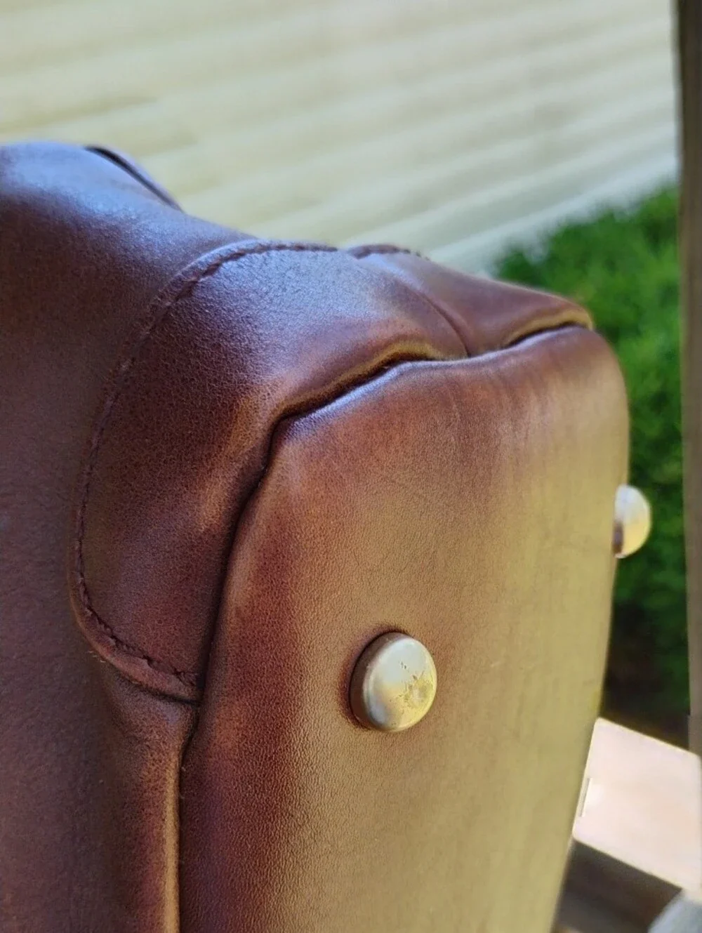 Patricia Nash Leather Whitney Drawstring Tote Bag - 3 Compartment _ Cross. Strap - Picture 9 of 15